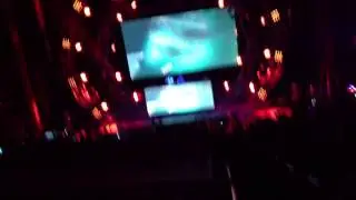 Showtek starting their set at global dance festival 2014 Co