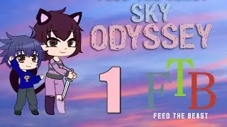 Minecraft FTB Sky Odyssey Episode 1 - Getting Started with Kid Advice!