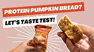 Prime Bites Protein Brownie | Pumpkin Spice Taste Test and Texture Review | Makes A Great Dessert?