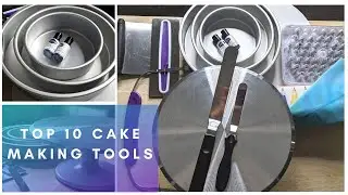 TOP 10 ESSENTIAL CAKE MAKING TOOLS || CAKE DECORATE LIKE A PROFESSIONAL || CAKE SET GIVEAWAY!
