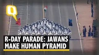 R-Day Parade: Jawans Make Human Pyramids On 9 Motorcycles | The Quint
