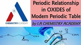 Types and Properties of Oxides |Periodicity in Oxides in Modern Periodic Table| Grade 12
