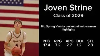 Joven Strine, 2029 - Mid-Season  Varsity Highlights 25-26