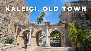 Walking Tour of Old Town Kaleici, Antalya | 4K UHD