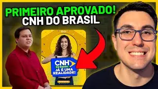 Nova CNH do Brasil: Jovem &eacute; o 1&ordm; Aprovado no Novo Modelo Digital