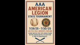2025 OREGON AAA AMERICAN LEGION STATE TOURNAMENT: PORTLAND BARBERS VS. EUGENE CHALLENGERS