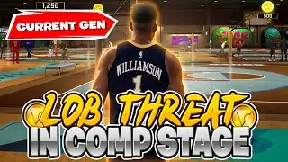I tested my LOB THREAT in the TOXIC COMP STAGE on NBA 2K21 CURRENT GEN!