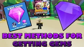 BEST METHODS FOR GETTING GEMS - Roblox Mining Simulator 2