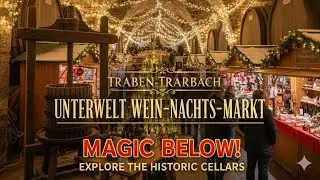 World's Only Underground Christmas Market! Traben-Trarbach 🇩🇪  #christmas #2025 #christmas #travel 