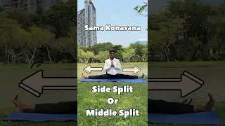 Side split or middle split tutorial with benefits 👍 #tips #stretching #splits #flexibility #yoga
