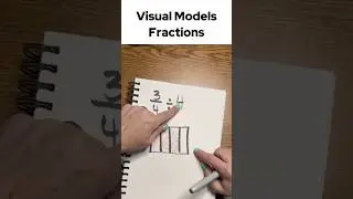 Visual Models! Fractions #teacher #maths #mathsteacher #tutorial