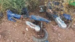 Motos TIRADAS en el CAMPO | Cubremanetas ENDURO