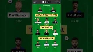GT VS CSK DREAM 11 PREDICTION, GT VS CSK IPL 2023 1st MATCH GL WINNING TEAM #dream11 #ipl #shorts