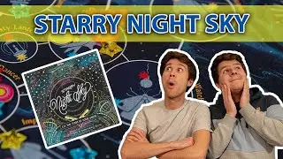 Starry Night Sky | Constellations, Exploration, and Myths! | (Board Game Overview & Review #81)