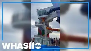 Passenger injured after water slide breaks aboard a Royal Caribbean cruise