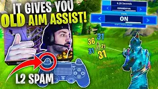 L2 Spam Is BACK!! How To Enable The OLD Aim Assist! (Fortnite Chapter 2)