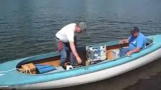 Mystic Seaport Antique Marine Engine Show 09 Ernie's Boat
