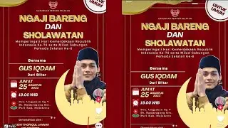 LIVE GUS IQDAM Pasar tani banjar agung kec puri mojokerto