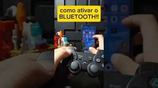 como ativar o bluetooth do controle de Ps3 via bluetooth #dicas #shorts #youtubeshorts #tutorial