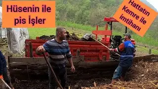 Hattat 240s 4x4 ile Hayvan gübresi (Kemre) çektik / Biz Köylüyüz Her işi Yaparız