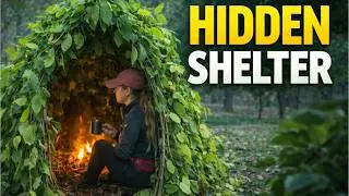I Slept in a Hidden Forest Shelter (Silent Survival)