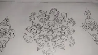Daily rangoli 🌸 dhanurmasam muggu 🌸🌿 kolam