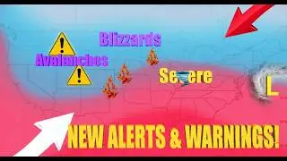 The Weather Just Got Intense! - Widespread Alerts & Warnings NOW