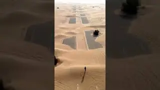 Dubai half desert road 🤩