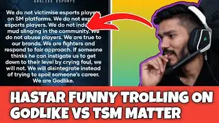Hastar Funny Trolling Godlike vs TSM Controversy #hastarbtc #hastar #soul #mortal #godlike #scout