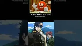 Knuckles meme but its my opinion on jojo ship's