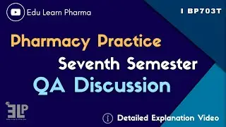 📘 Pharmacy Practice 7th Semester – Previous Year & Model Question Papers Discussion 📍
