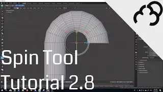 Blender 2.8 — Инструмент «Вращение» — Учебное пособие