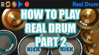 How to play real drum part2 (Still by hillsong united)