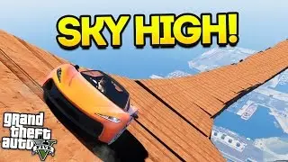 EPIC SKY HIGH RACE!! (GTA 5 Funny Moments)