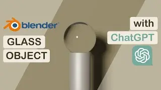 Blender Tutorial: Glass Object with ChatGPT (Cycles and Eevee) (2023)