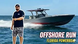 39&rsquo; Nortech with Quad Mercury 450R Racing Motors | Post-Maintenance Sea Trial