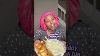 TGI Friday Spinach Dip Mukbang #mukbang #halliesymone #tgifriday #spinachdip