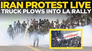 Iran Protest LIVE: Truck Plows Into LA Rally To Support Iran Demonstrations | US Iran News | Trump
