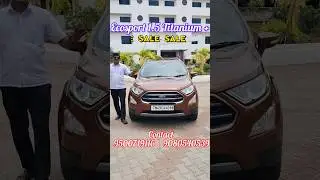 🚘Ecosport 1.5 Titanium + 2020 |SALE| manicars namakkal #sales #ecosport #usedcars #namakkal