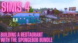 Sims 4 - Давайте построим ресторан из наборов Губки Боба