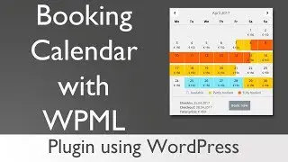 Booking Calendar with WPML - Multilanguage Booking System