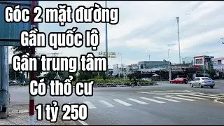 Đất vườn mini góc 2 mặt tiền khu dân cư gần trung tâm thương mại và trường giá hơn 1 tỷ ở BRVT