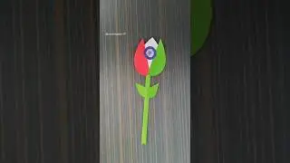 Republic Day Tricolour Flower | Easy paper craft ideas #republicday #papercraft #tricolorcraftideas