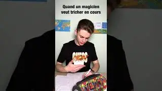 TECHNIQUE POUR TRICHER EN COURS #shorts #magie