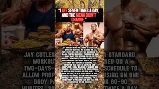 Jay Cutler&rsquo;s Formula: Smart Training, Relentless Nutrition #jaycutler