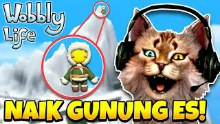 NGABUBURIT MENDAKI GUNUNG ES TERTINGGI DI KOTA WOBLY !! 😹 - Wobbly Life Indonesia
