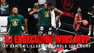 Potential top-pick VJ Edgecombe takes home MVP at Damian Lillard Camp | Full Highlights