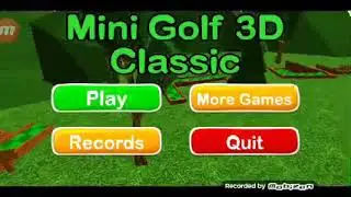 2 часть игры mini golf 3D classic