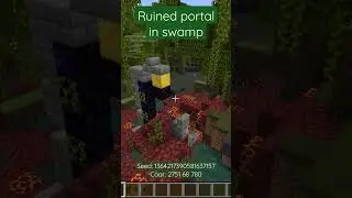 Ruined portal in swamp