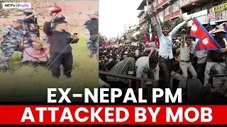 WATCH: Ex-Nepal PM Attacked By Mob As Protestors Force Govt Out Of Power | Nepal PM Video